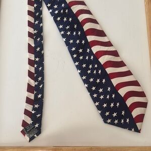 Patriotic American Flag Tie